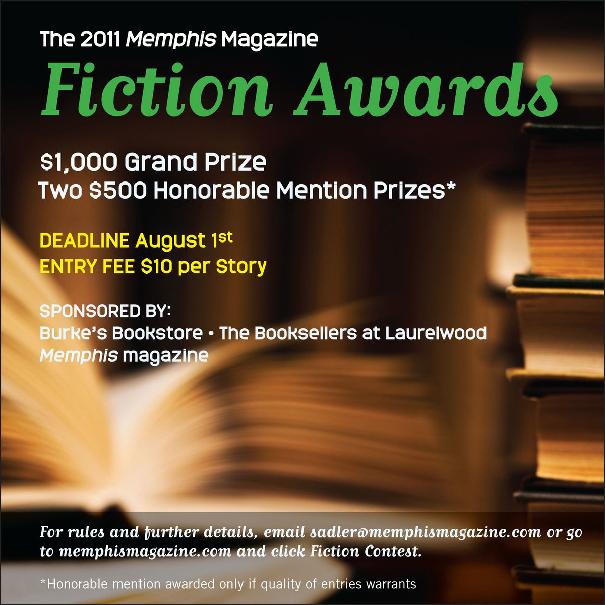 Fiction Contest New Deadline Memphis magazine