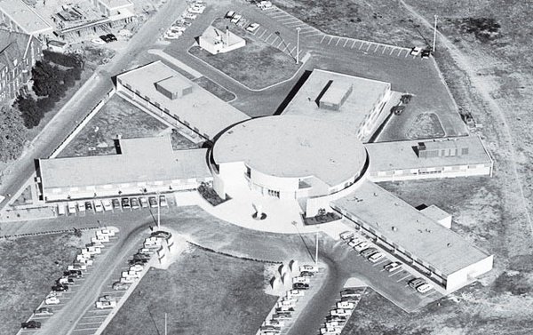 Aerial view of St. Jude as it looked in 1962. Photo Courtesy St. Jude.