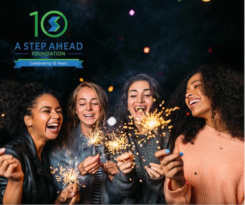 A Step Ahead Foundation 10th Anniversary Step Off