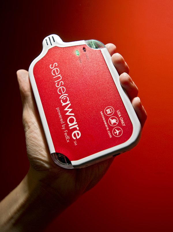 SenseAware not only tracks a package’s location but allows customers to follow its journey in real time and monitor such factors as temperature and light exposure.
