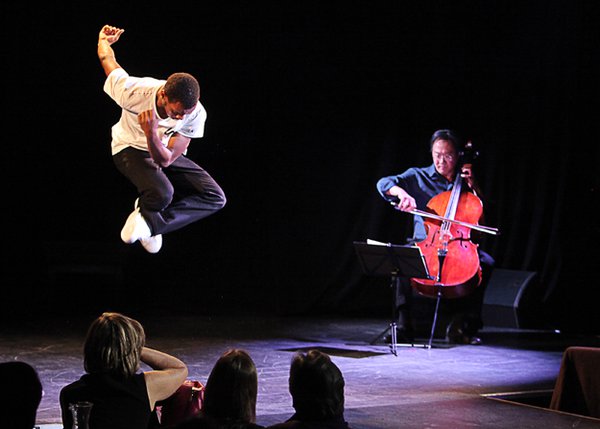 In April, Lil Buck (aka Charles Riley) performed with Yo-Yo Ma before a capacity crowd at the New York City Center. 