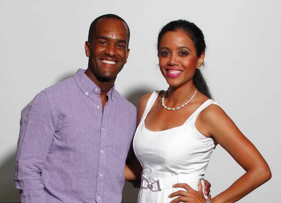 ABC 24's Rodney Dunigan and Jackie Orozco stopped by to get their picture taken at the 6/27 casting call.