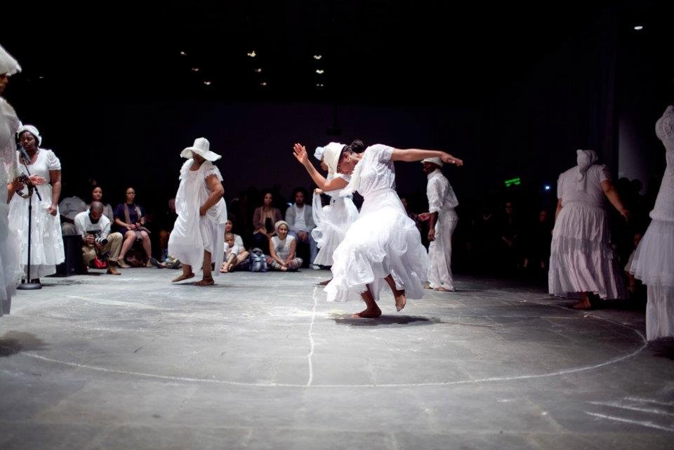 Rashida Bumbray and the Dance Diaspora Collective (founded 2006) featuring Jason Moran (piano), Run Mary Run, 2011 Video performance
Collection of the artist