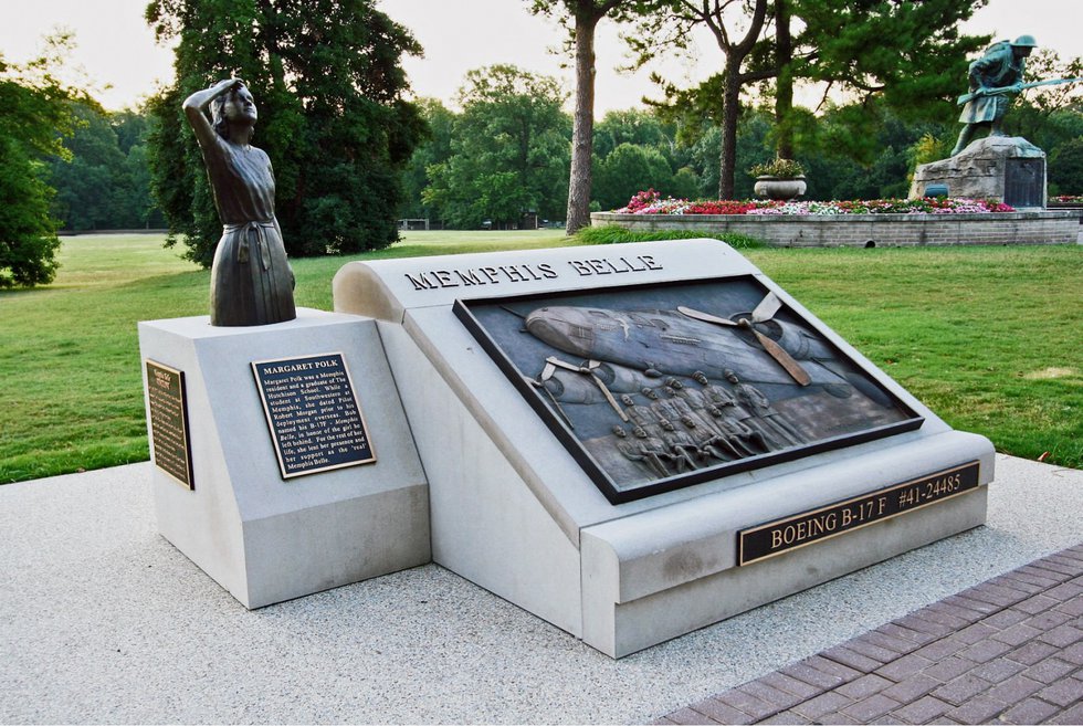 The plane has left our city, but the spirit of the Memphis Belle remains here, in a memorial in Overton Park designed by MBMA member Andy Pouncey. A sculpture of Margaret Polk, crafted by local artist Andrea Lugar, gazes skyward, with bronze plaques ...