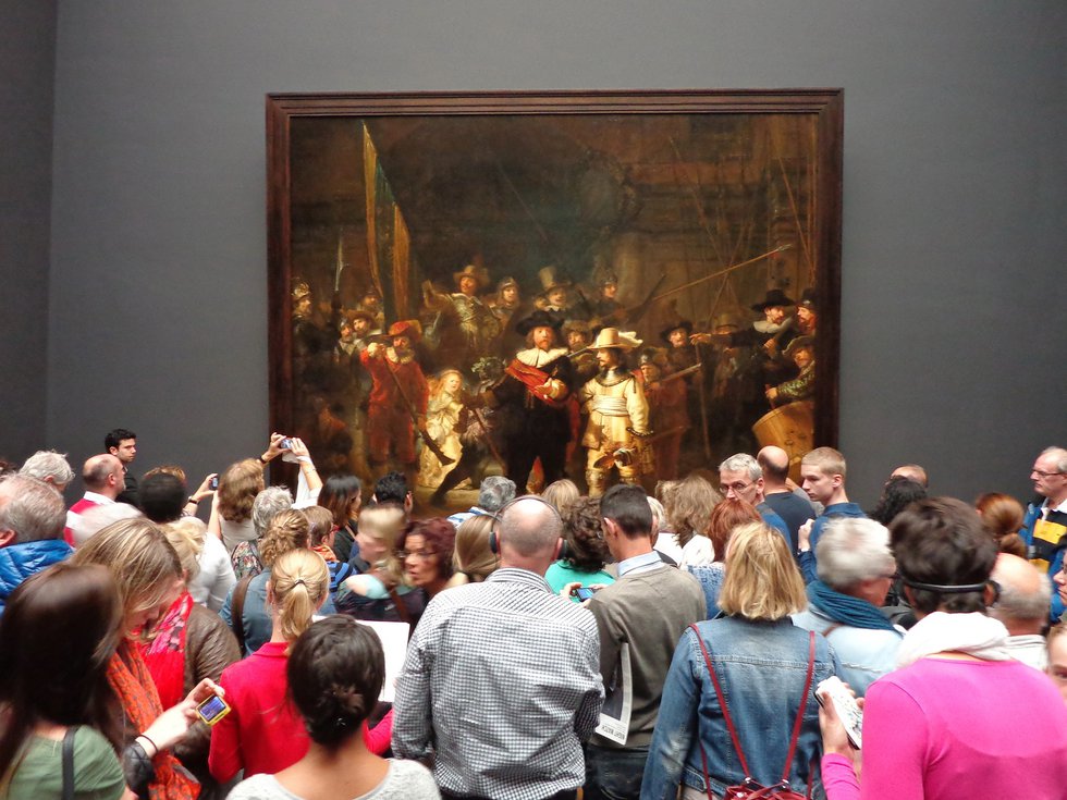 Rembrandt’s Night Watch is the most famous painting in the fully reopened Rijksmuseum
