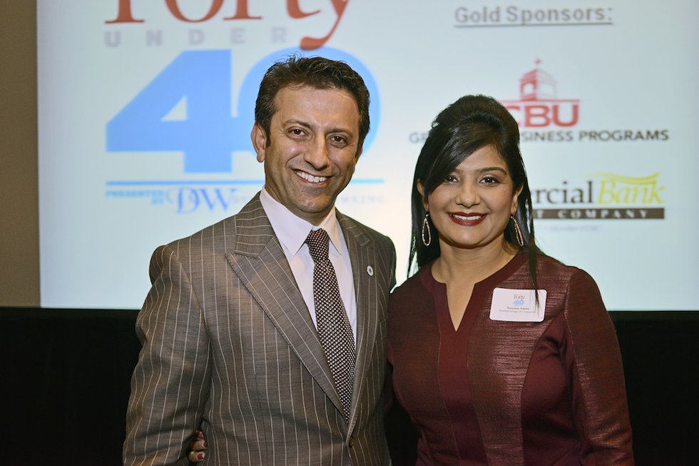 Anwar Aman (Honoree) of Radiant Group of Companies and Narseen Aman