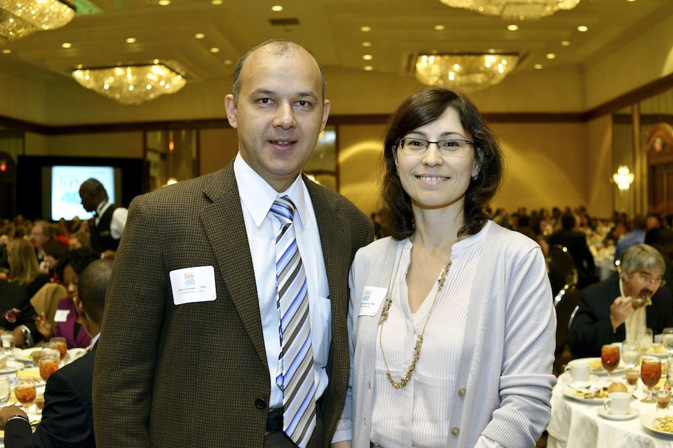Aidar and Elvira Gomanova (Honoree) of UT Medical Group