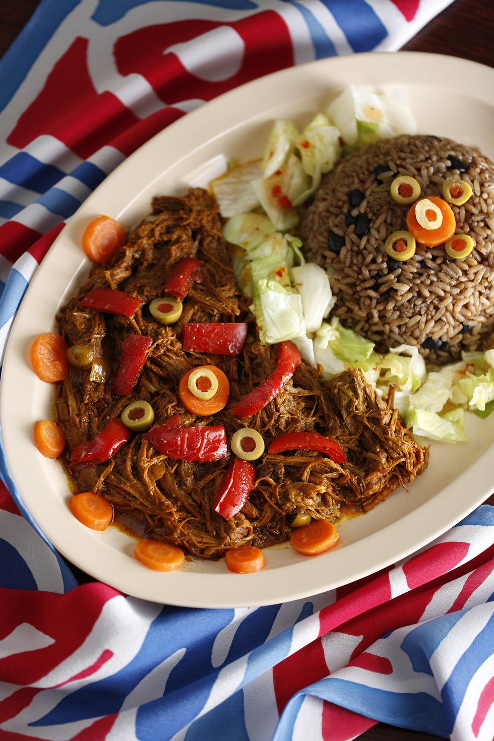 Havana’s Pilón: Ropa Vieja is a traditional dish of shredded beef in a light tomato sauce.