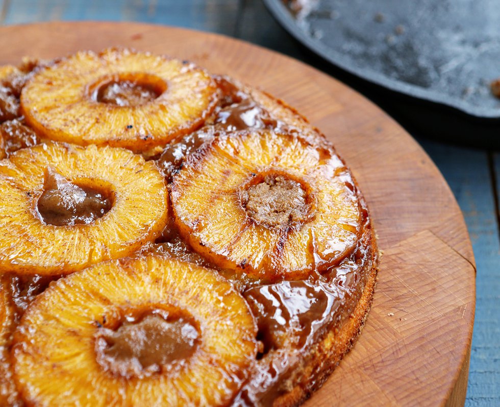 Grilled Pineapple Upside-Down Cake
