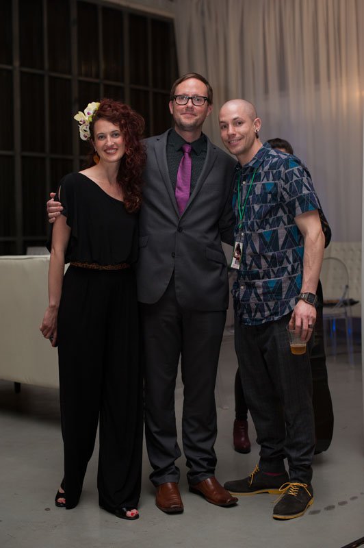 Sarah Nowlin (a 2014 EMDP designer), Kevin Nowlin, Matt Hawks 