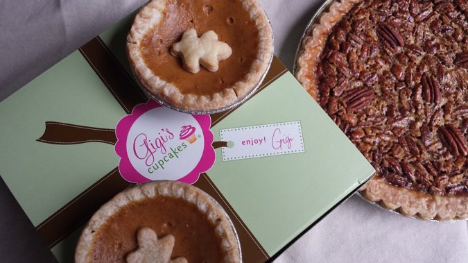 Gigi’s Cupcakes rolls out 3-inch mini and standard 9-inch pies for the holidays. For Thanksgiving, order by Tuesday at noon.