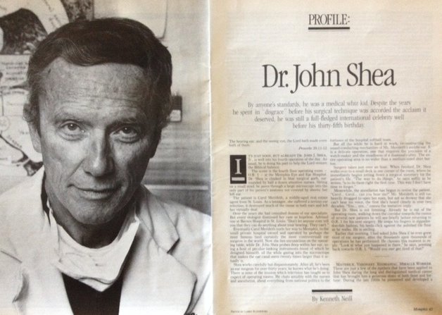 Dr. John Shea in 1980