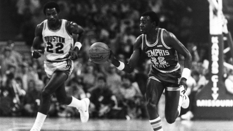 Former Memphis Tiger, Bobby Parks, Sr., playing in the 1983 Sweet 16. 